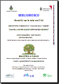 Giovedì 21 Aprile dalle ore 17:00