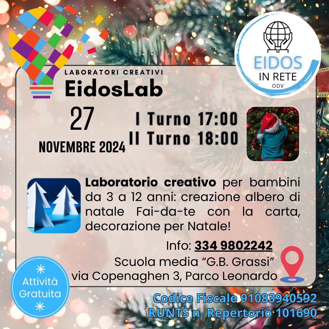 Evento Albero di Natale fai-da-te