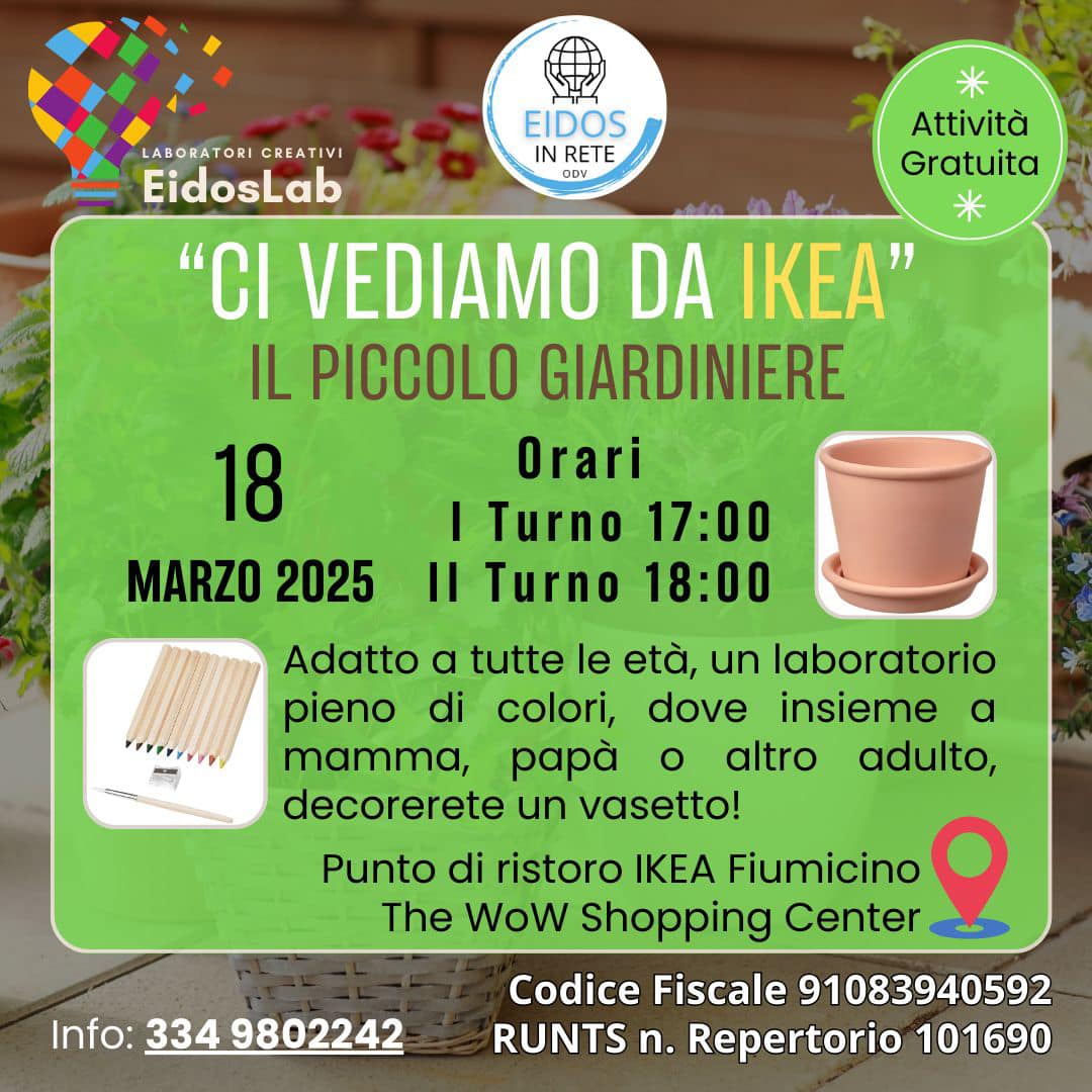 Ci vediamo da Ikea - il piccolo giardiniere