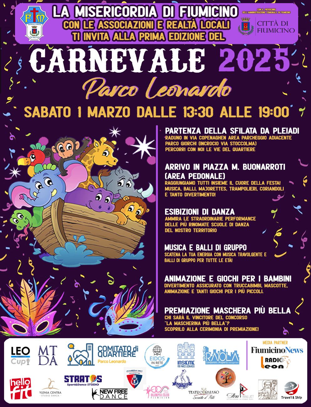 Carnevale Parco Leonardo 2025