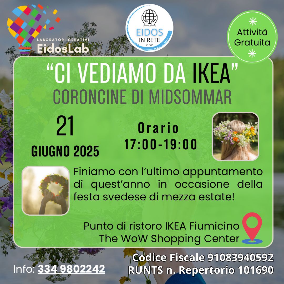 Ci vediamo da IKEA - Coroncina di midsommar